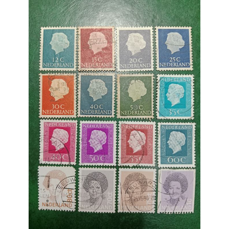 

Prangko Nederland Kuno 16 Pcs Campur USED