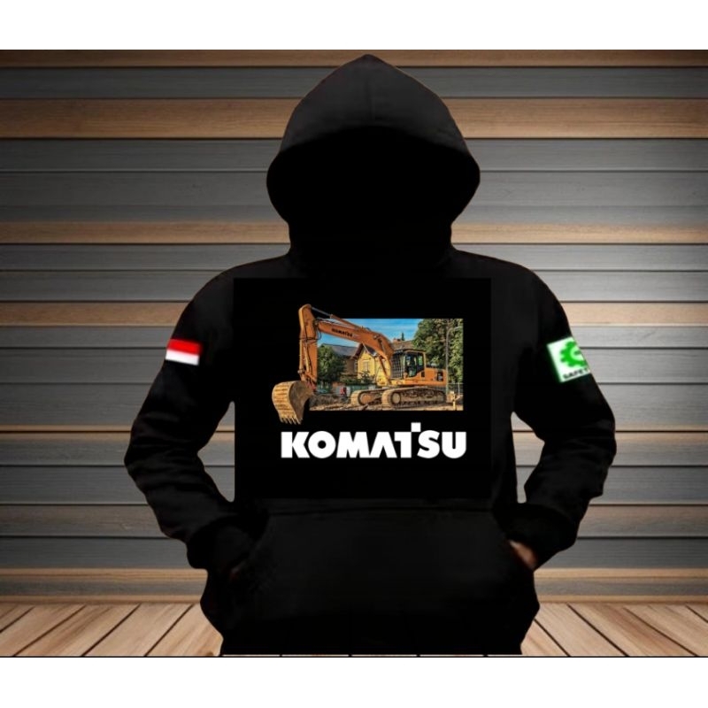 Hoodie Jumper excavator Komatsu/Hoodie Alat berat