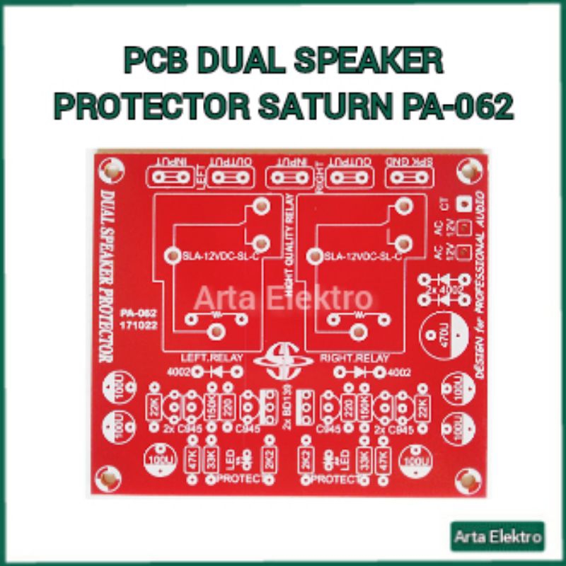 PCB DUAL SPEAKER PROTECTOR SATURN PA-062.