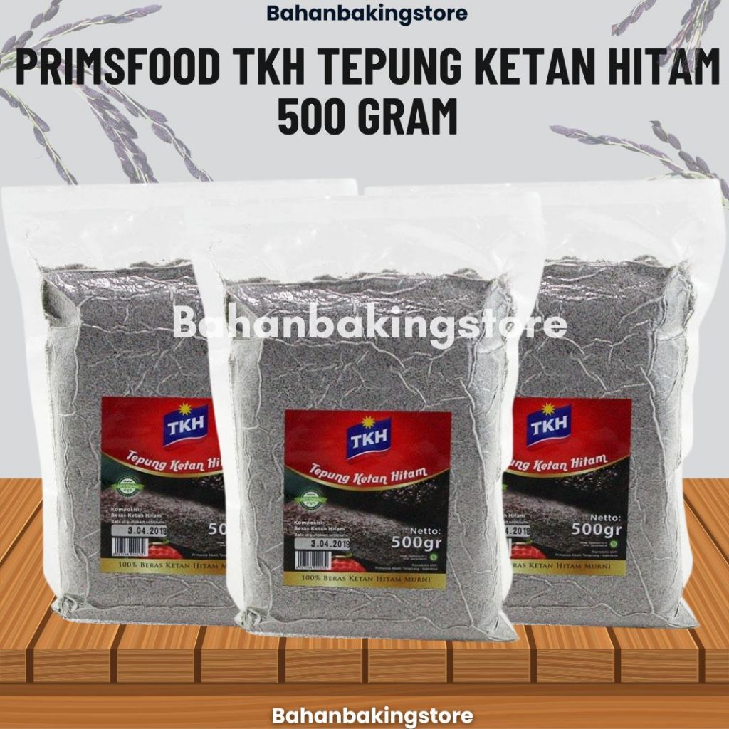 

PRIMSFOOD TKH TEPUNG KETAN HITAM 500 GRAM | 100% BERAS KETAN HITAM MURNI 500GRAM