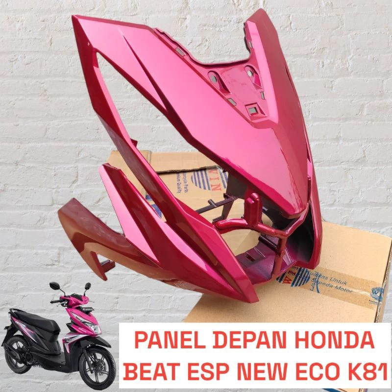 Panel Tameng Depan Honda Beat Street ESP 2016 - 2019 ( PANEL BEAT ESP 16 MAGENTA ) WIN