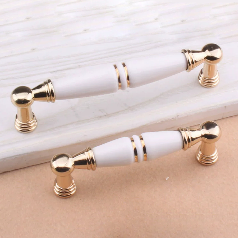 Ceramic Handle Tarikan Lemari Gagang pintu rumah Marmer Pegangan Pintu Lemari Tarikan Pintu rumah Mi