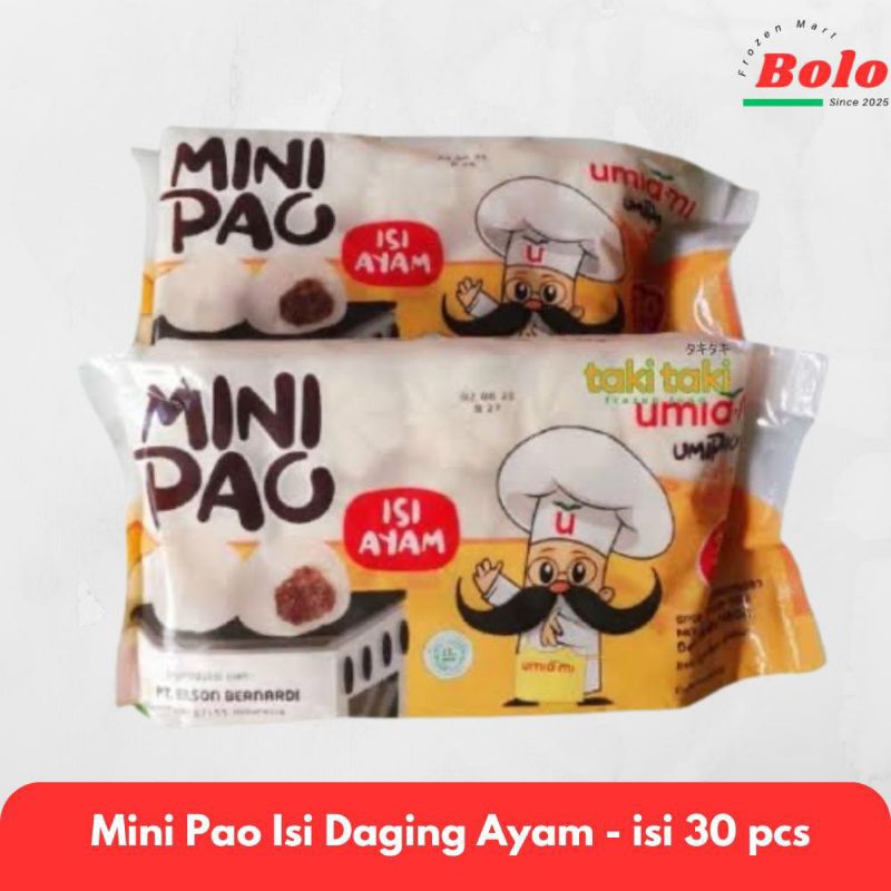 

Umiami Minipau Bakpao Mini Ayam/Sapi/Coklat isi 30