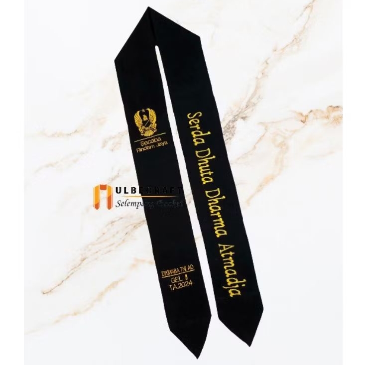 Selempang Wisuda TNI / POLRI