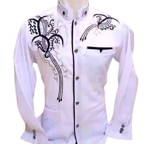 Jasko Bordir Terbaru Jaskoko Pria Dewasa Jasko Motif Bordir Lengan Panjang