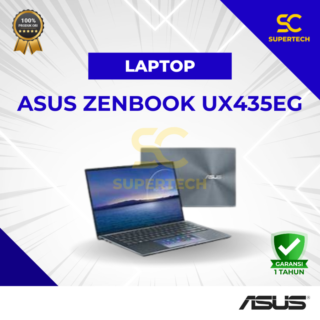 ASUS ZENBOOK UX435EG-IPS511NP I5-1135G7 8GB 512SSD MX450 14" W10