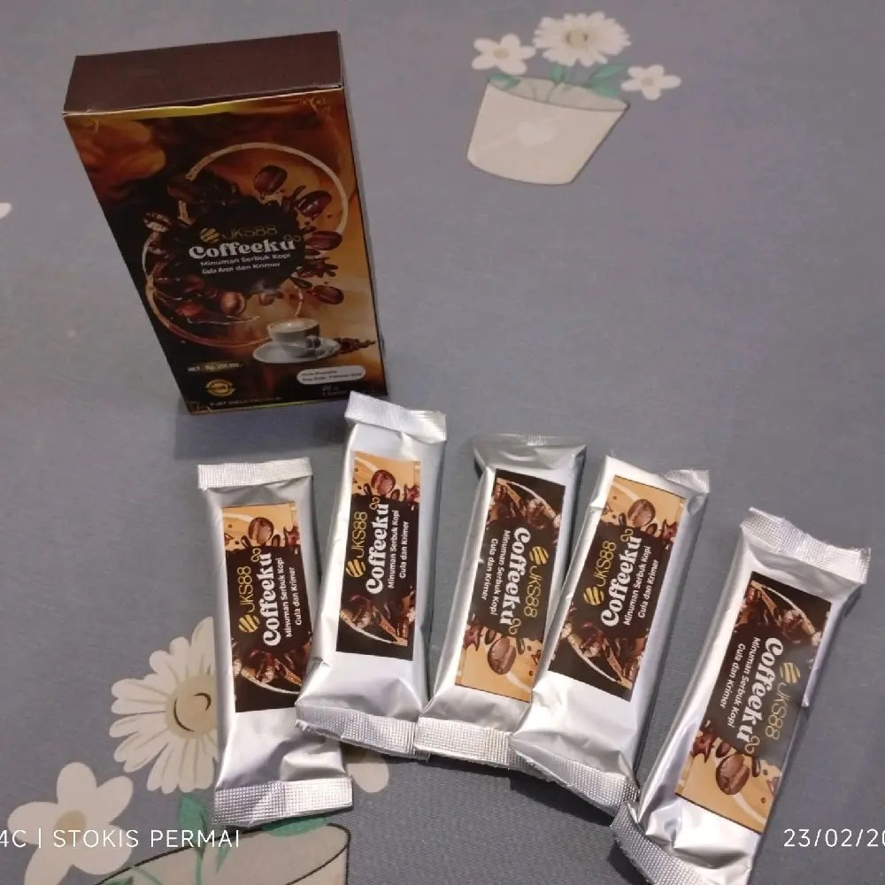 

Kopi Bubuk Instant 1 box 5 Sachet Kopi Sayang