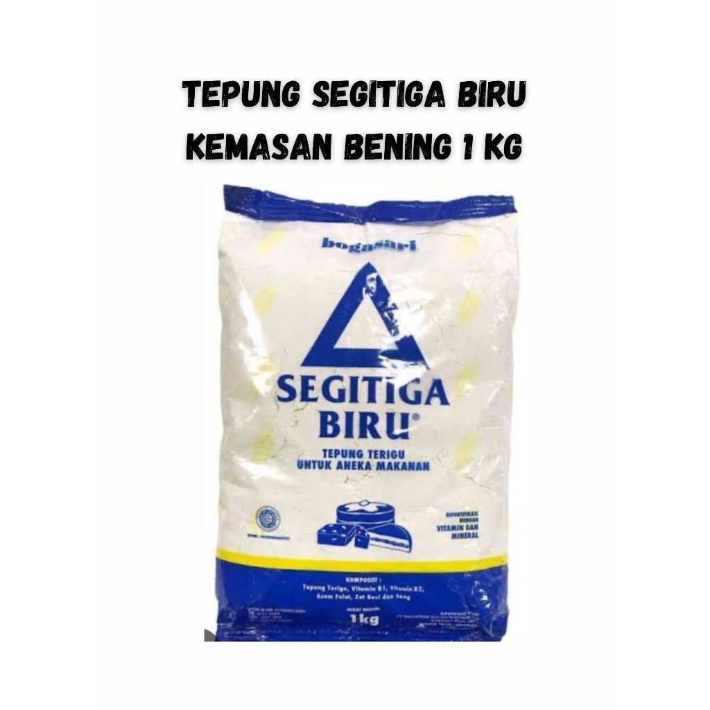 

Terigu Segitiga Biru Kemasan Bening 1 Kg