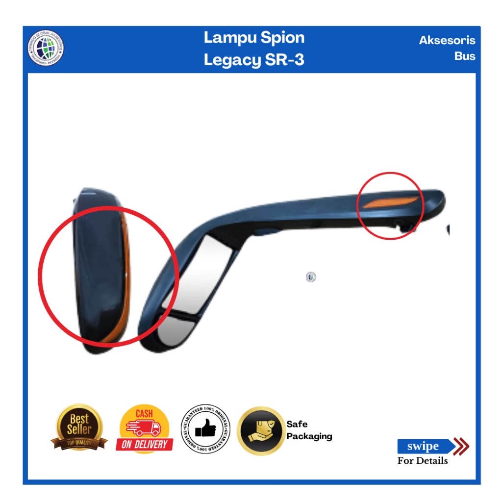 Lampu Sein Spion SR-3/Lampu Spion Bus Legacy SR3
