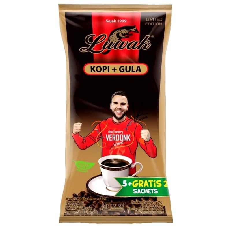 

LUWAK KOPI GULA BAG 5+2 INSTAN 23 G