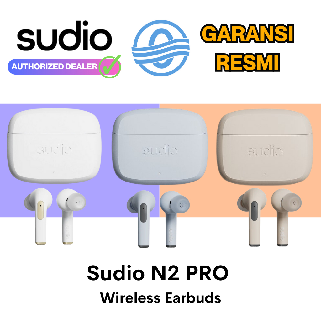 Sudio N2 Pro True Wireless Bluetooth in-Ear Earbuds with ANC