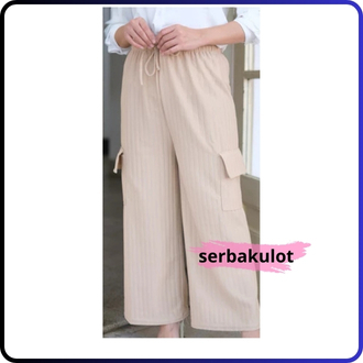 Celana Joger Cargo Pants Crinkle