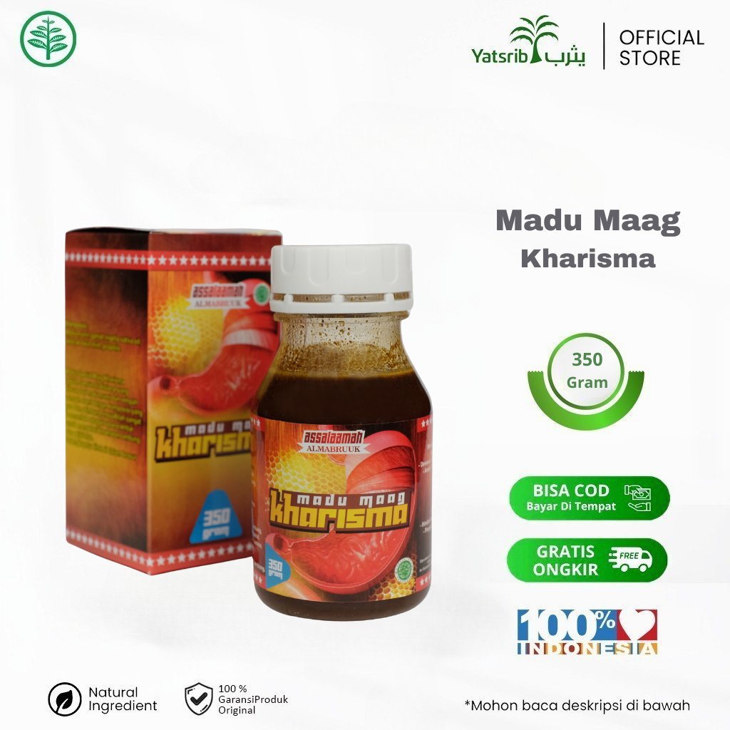 

Madu Maag - Kharisma Madu Kunyit Mengatasi Maag Asam Lambung Gerd Sakit Perut 350 Gram
