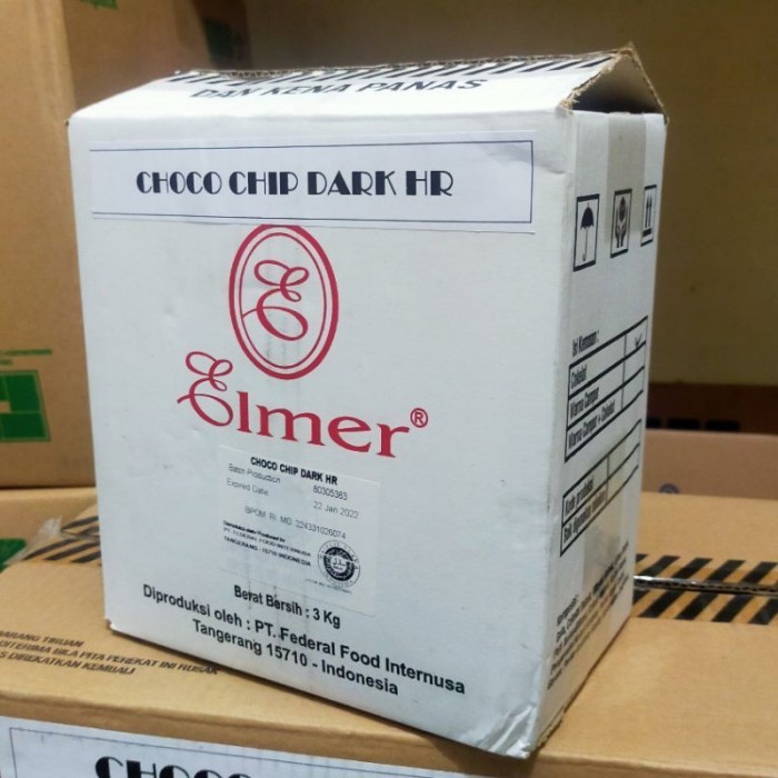 

Chocochip Elmer Setengah Bulat Coklat 3kg [instant sameday]