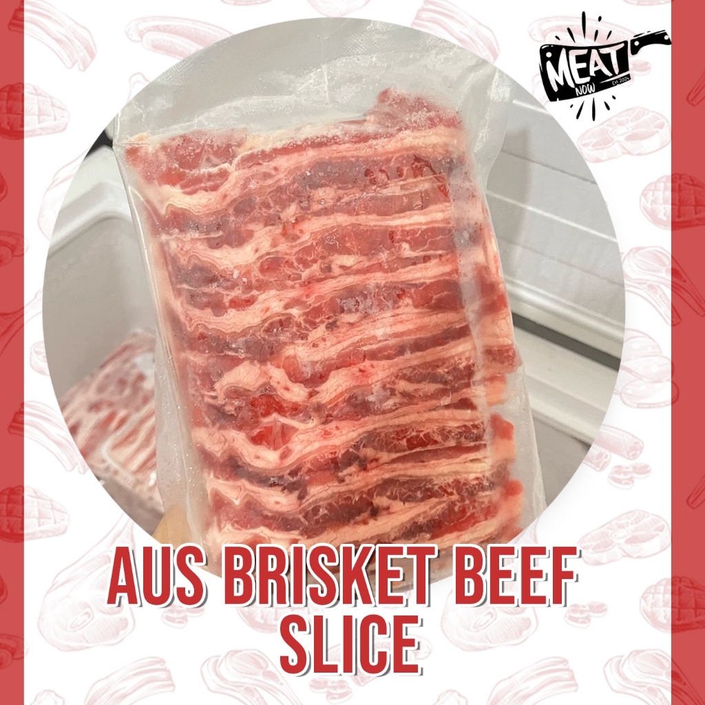 

AUS Brisket Beef Slice 500gram/ Beef Slice/Daging Slice