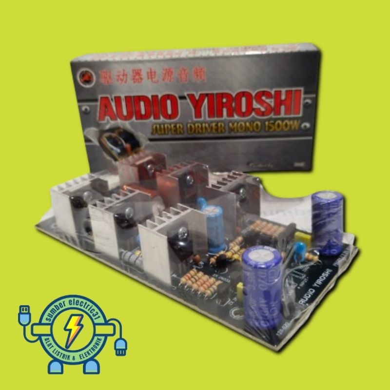 KIT SUPER DRIVER MONO 1500W AUDIO YIROSHI BY BME PRODUCT