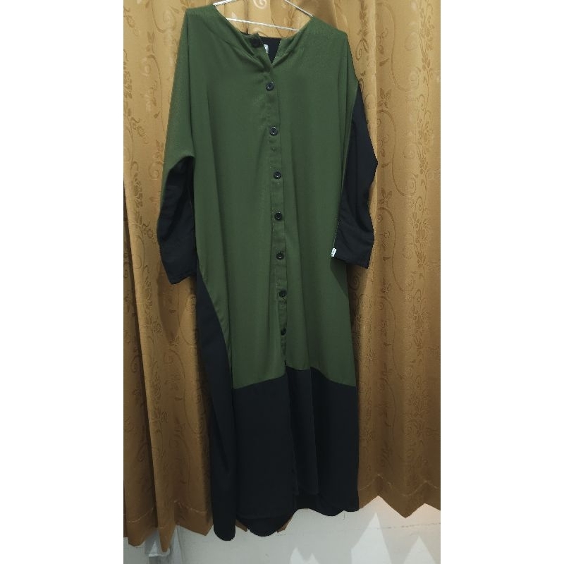 pl huda twotone olive L elmadina