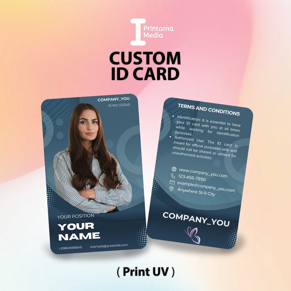 

Custom ID Card Cetak UV / PVC
