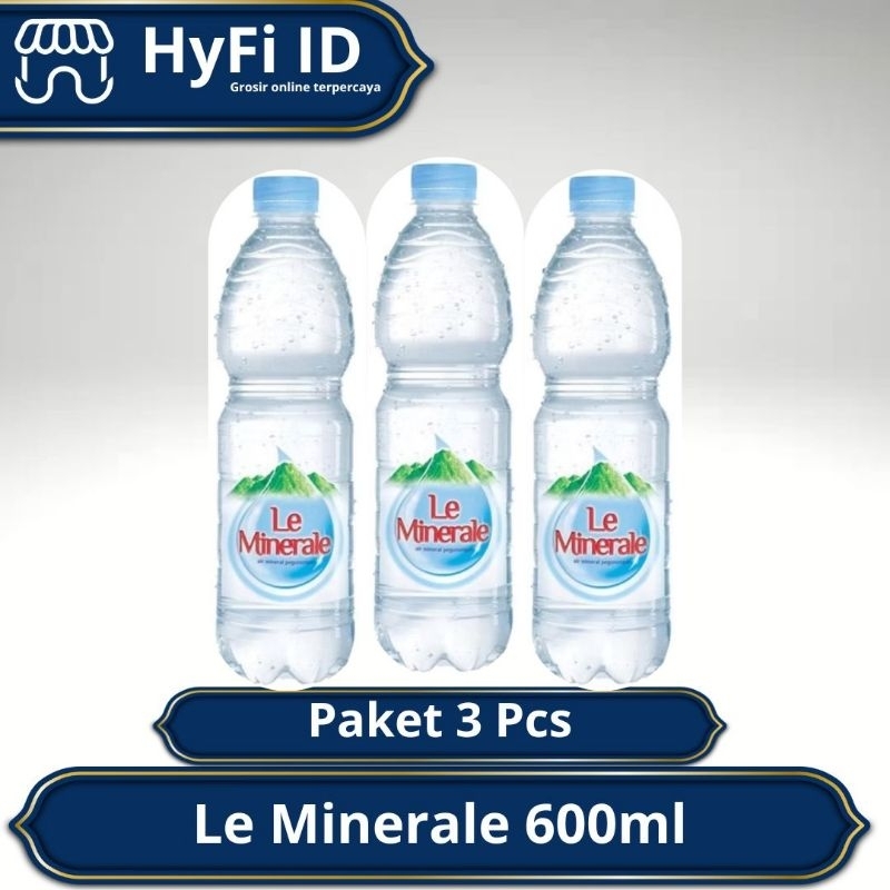 

Le Minerale Paket Asik 3 Pcs - Air Mineral Dalam Kemasan