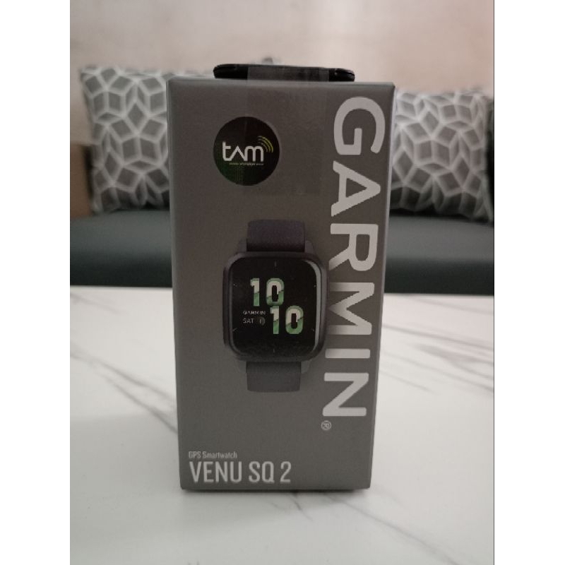 GPS Smartwatch Garmin Venu SQ 2 Shadow Grey Original Garansi Resmi TAM