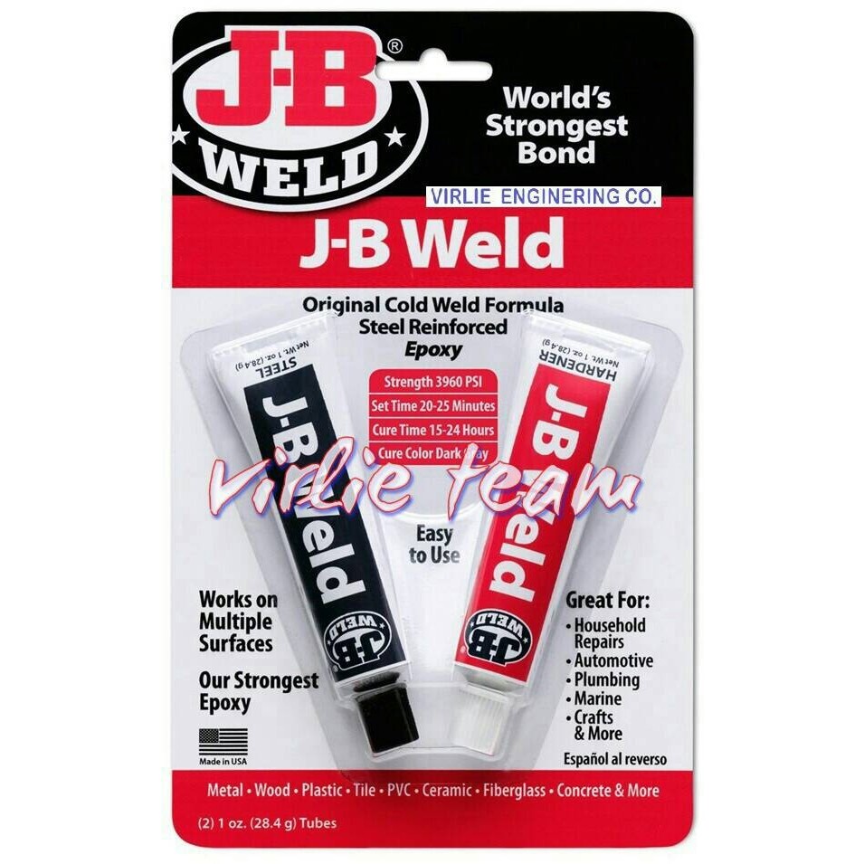 Lem epoxy tahan panas jb weld.