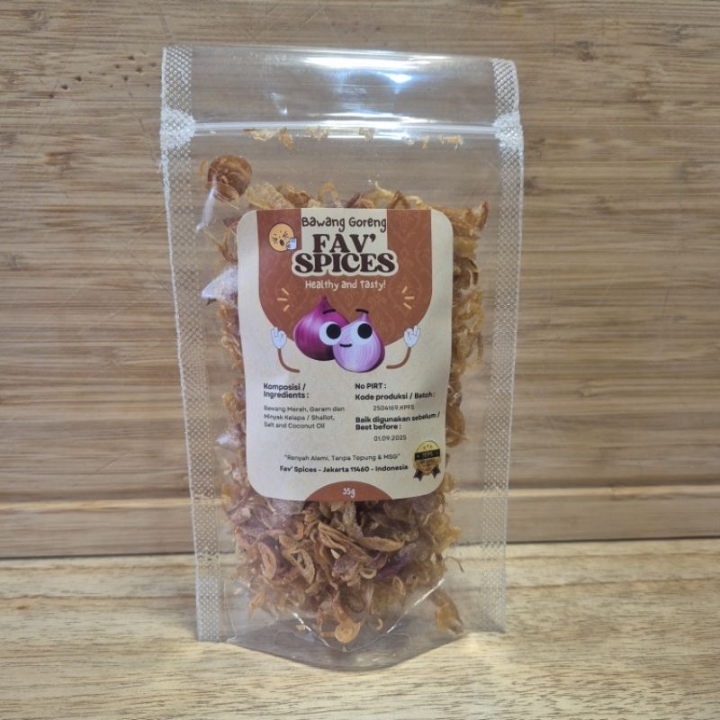 

Bawang Goreng Siap Saji Renyah Dan Tahan Lama 100% BAWANG GORENG 35 gram