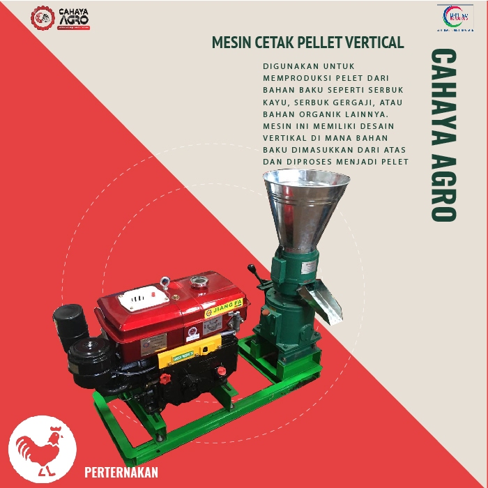 Mesin Cetak Pelet Ikan Vertical