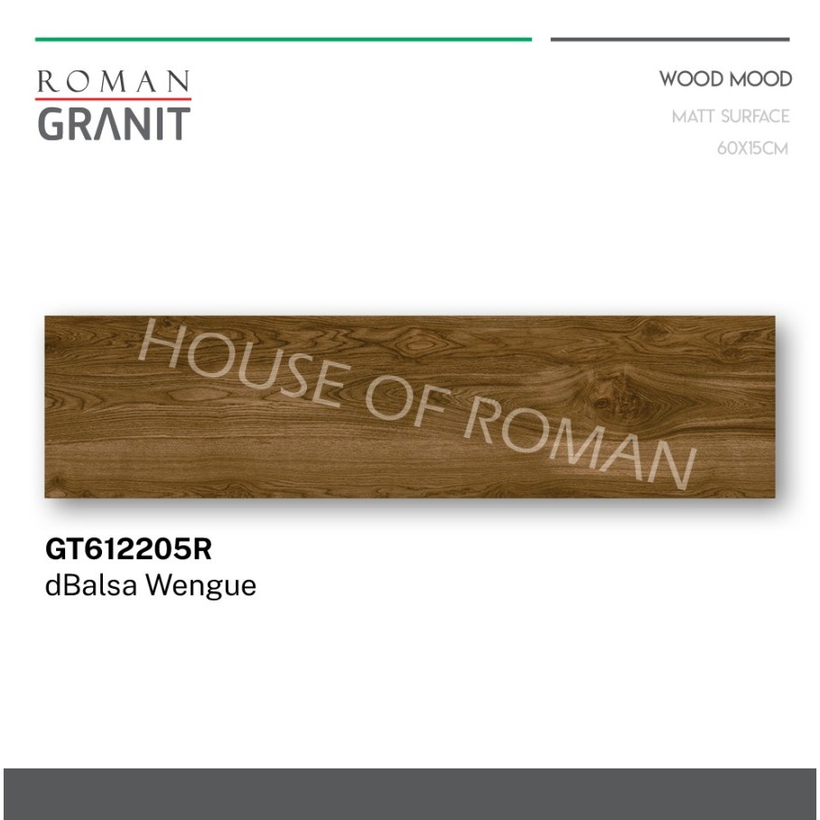 Roman Granit Kayu 60x15 dBalsa Series Keramik Motif Kayu