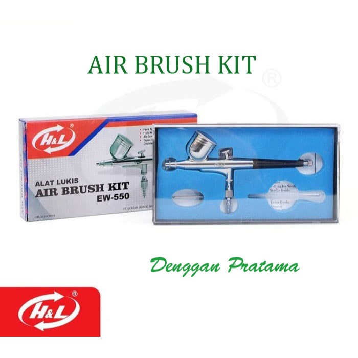 

Air Brush Kit Alat Lukis H&L EW-550 / Paint Brush Gun Gecat Murah h&L