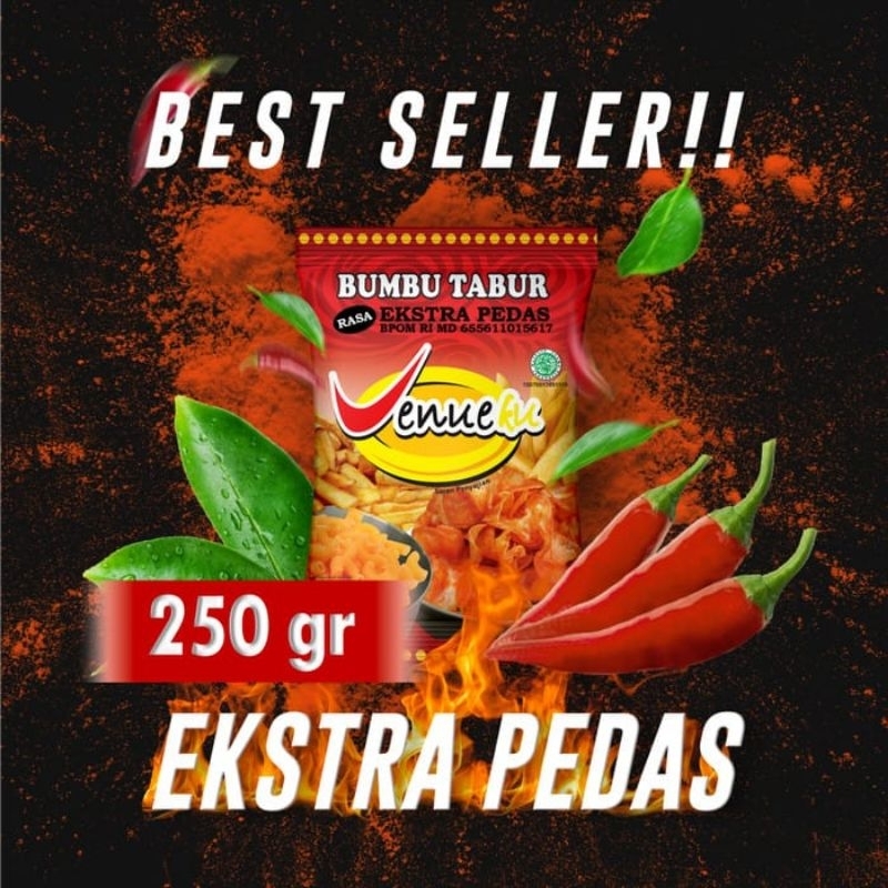 

Bumbu Tabur Extra Pedas 250gr