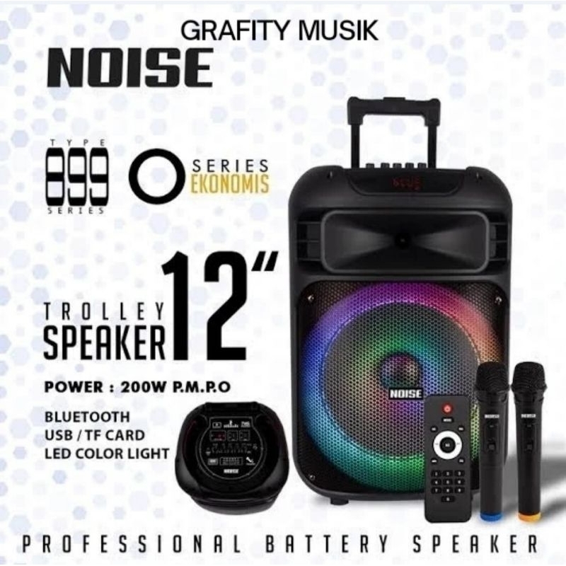 Speaker Portable Noise 899 O 12 Original Speaker Portable Noise 12 Inch