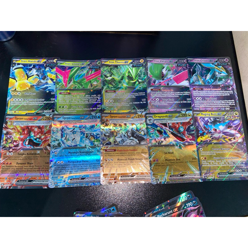 POKEMON TCG INDONESIA ID TRADING CARD KARTU RR DOUBLE RARE TERASTAL FESTIVAL KILAT RASI BIMBINGAN ex
