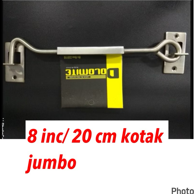 hak angin 8 inc dolomite kotak jumbo/ penahan jendela Dolomite ukuran 8 inc stainless steel anti kar