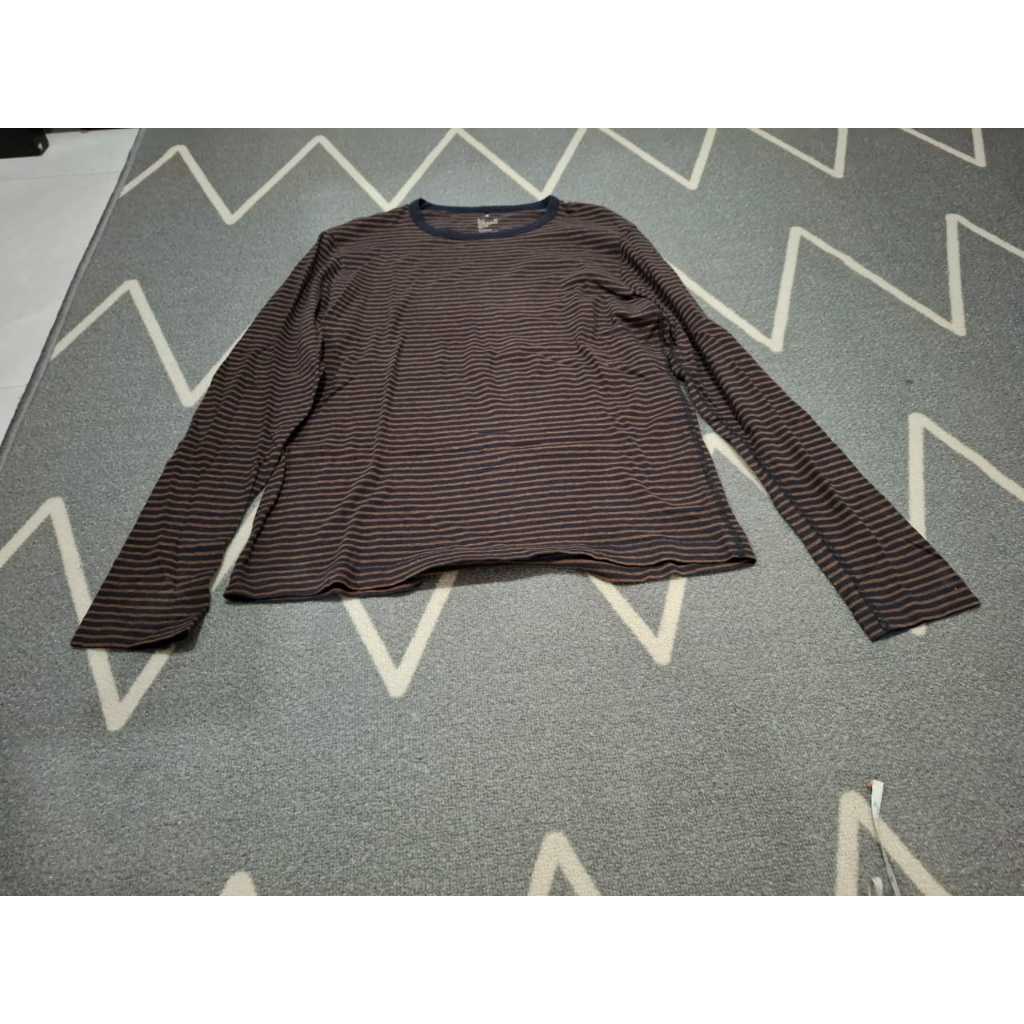 Kaos Muji lengan panjang pria