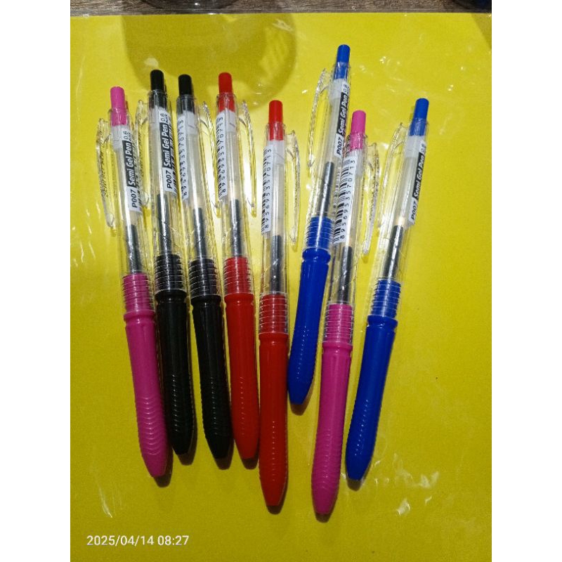 

bolpen semi gel 0,06. hitam
