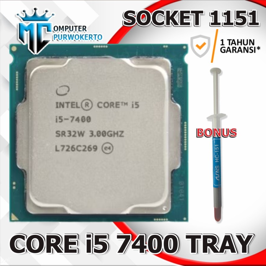 Prosesor / Processor Intel Core i5 7400 Socket LGA 1151 Gen 7 Kabylake