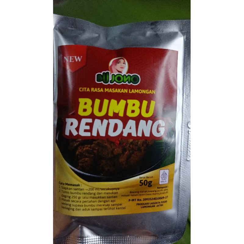 

rendang Bu jono bumbu instan 50 gram