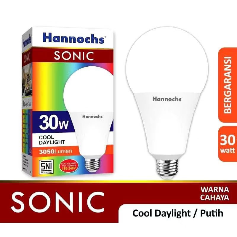 Lampu LED Hannochs Sonic 30W Led Bulb 30watt Hannochs