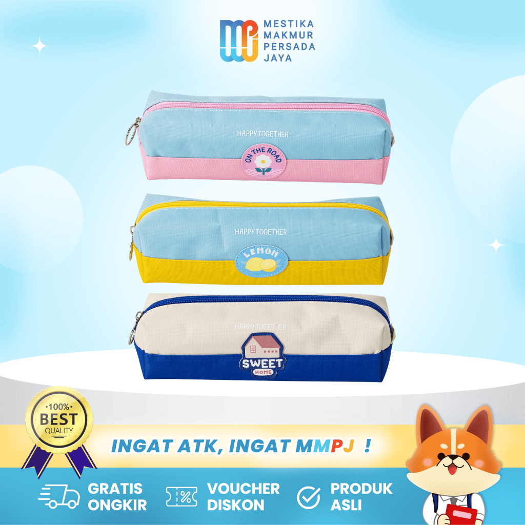 

Deli Tempat Pensil / Kotak Pensil Aesthetic – Happy Together EH903