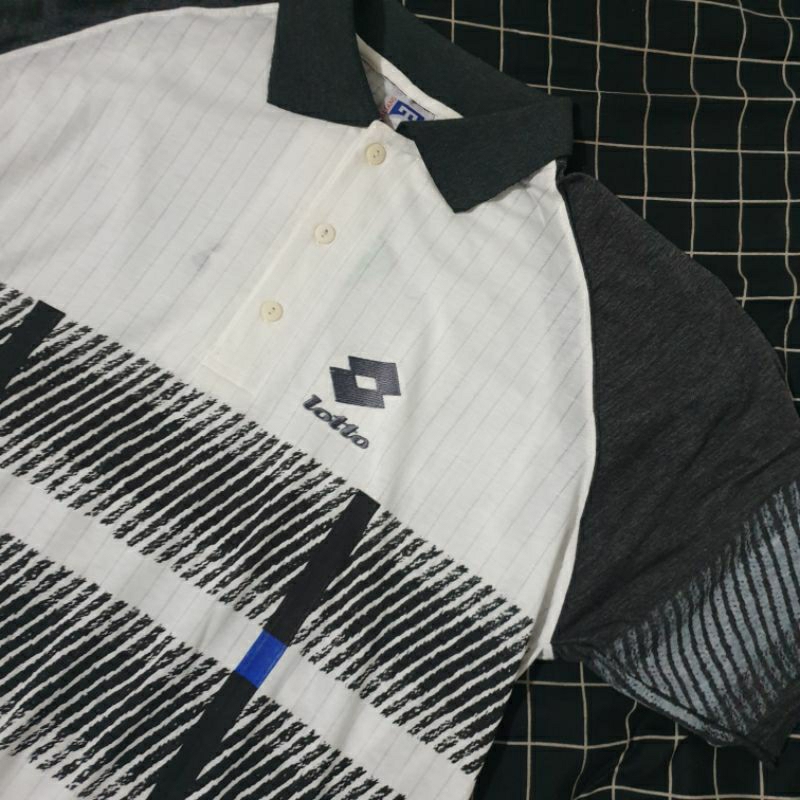 vintage lotto Boris Becker polo shirt