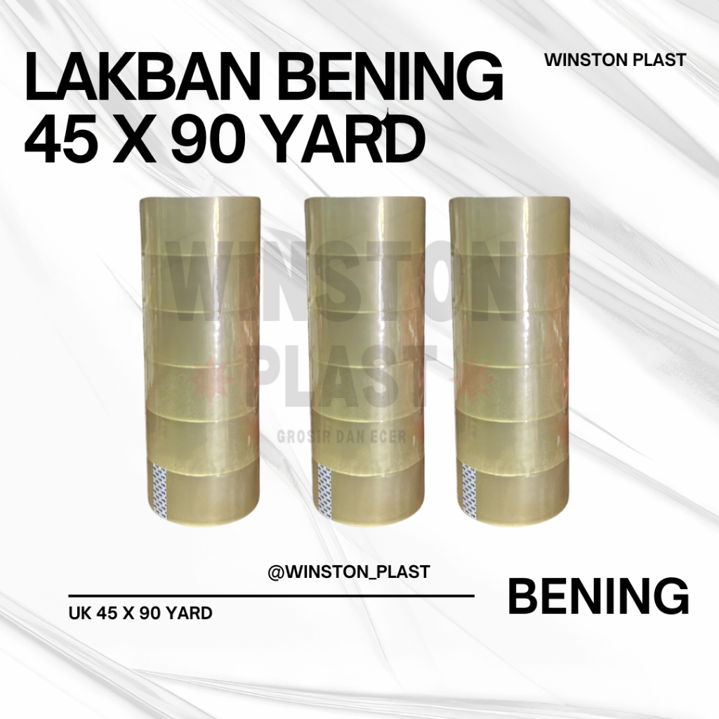 

LAKBAN BENING UKURAN 45 MM X 90 YARD LAKBAN BENING KUAT