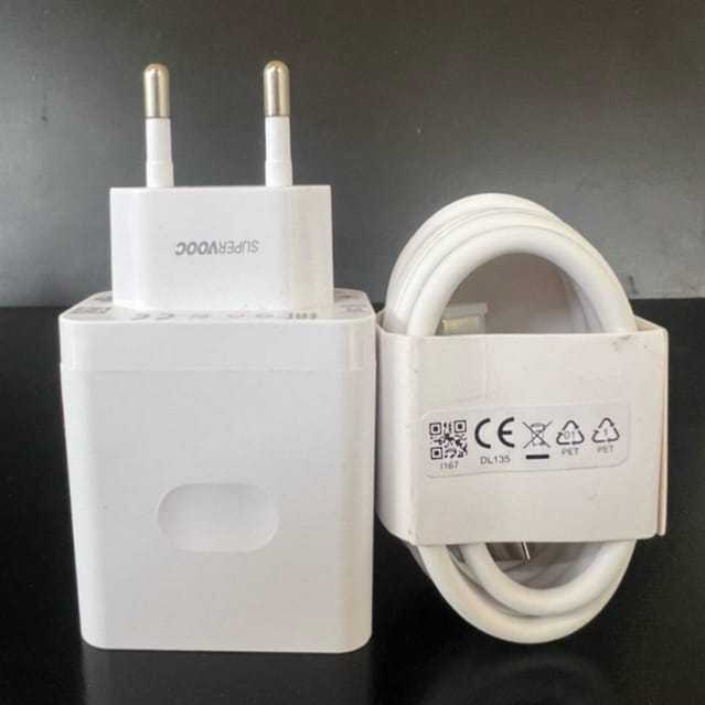 CHARGER OPPO 33WATT SUPERVOOC USB TYPE C SUPER FLASH CHARGER FAST CHARGING OPPO A74