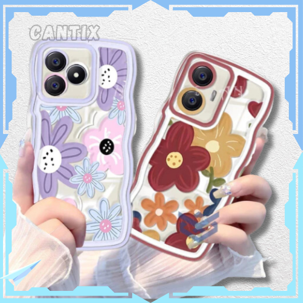 Case Samsung A02S A03S A11 M11 A12 M12 Casing Softcase Motif Bunga