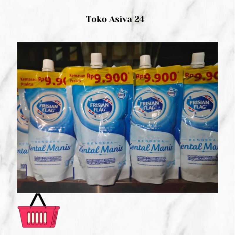 

Susu Frisian flag pouch susu bendera