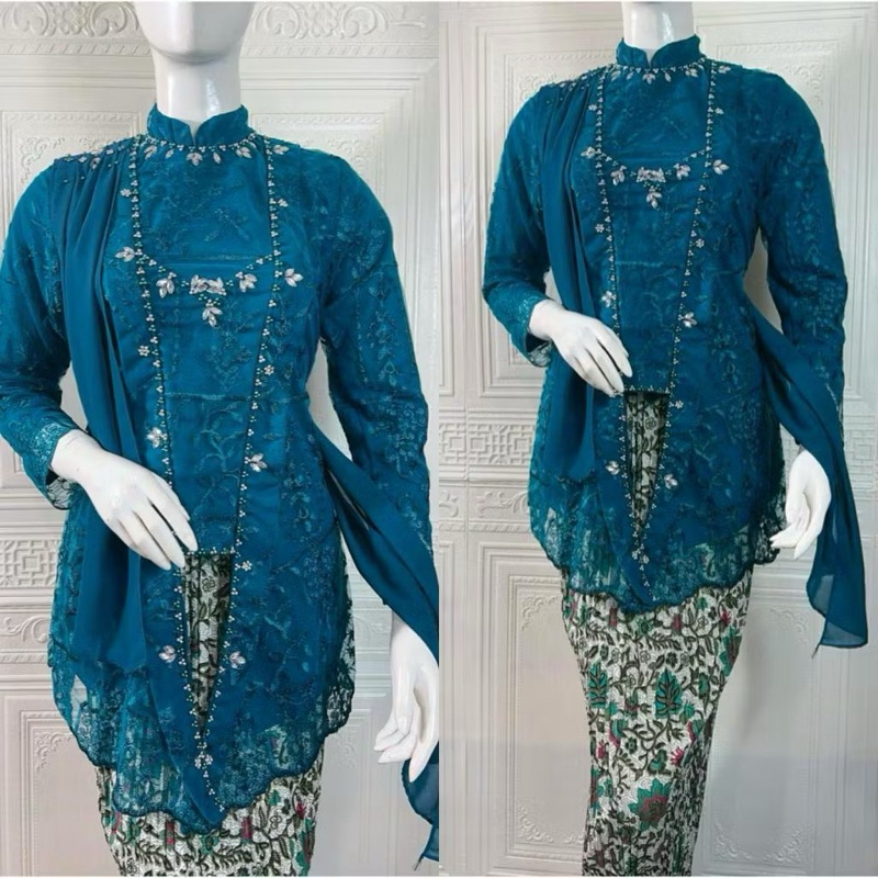 Kutu Baru Hijab Selendang/kutu baru hijab/baju wisuda/kebaya wisuda/kebaya lamaran/kebaya nikahan/ke