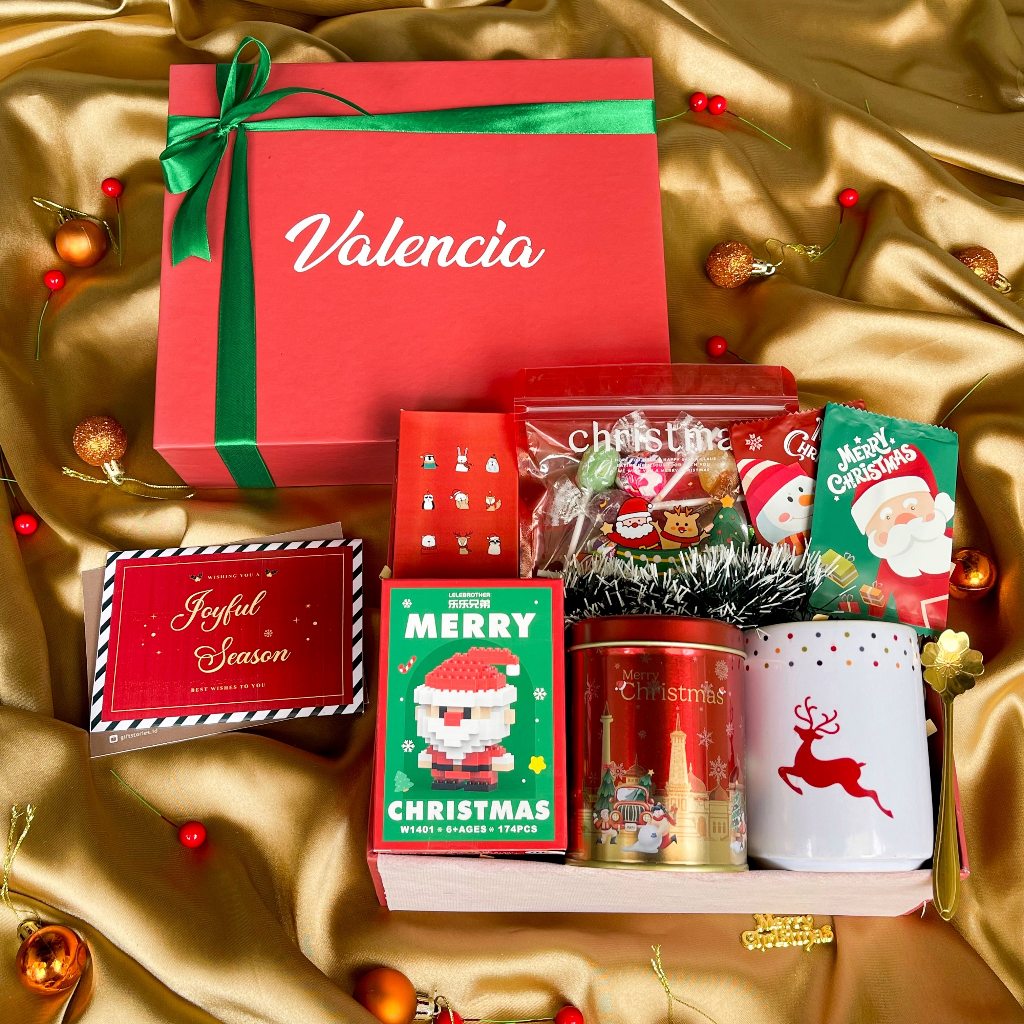 

Christmas Gift / christmas hampers / gift natal / Hampers Natal 2024 Reindeer Mug / Egg Drops Cookies