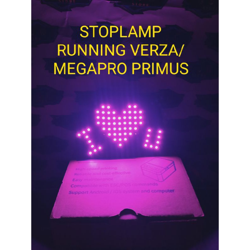 Stoplamp running Verza kedip kedip, Lampu rem belakang variasi Megapro Primus, lampu rem kedip kedip