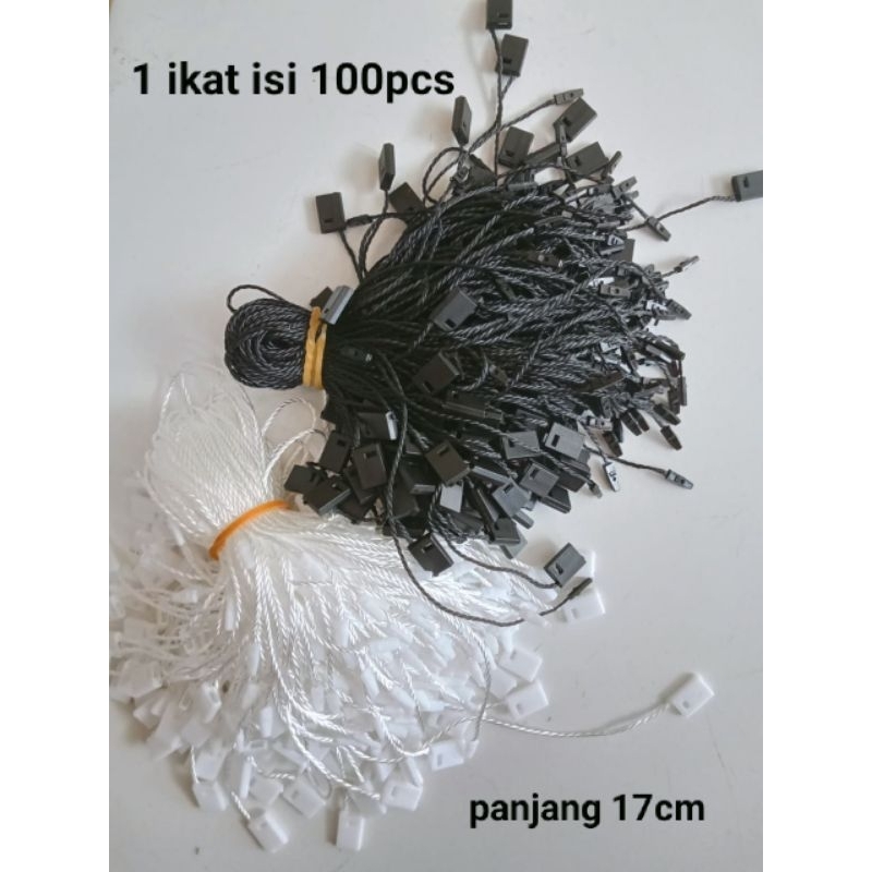 

(100pcs)tali hangtag/tali merek baju/tali label ukuran 17cm