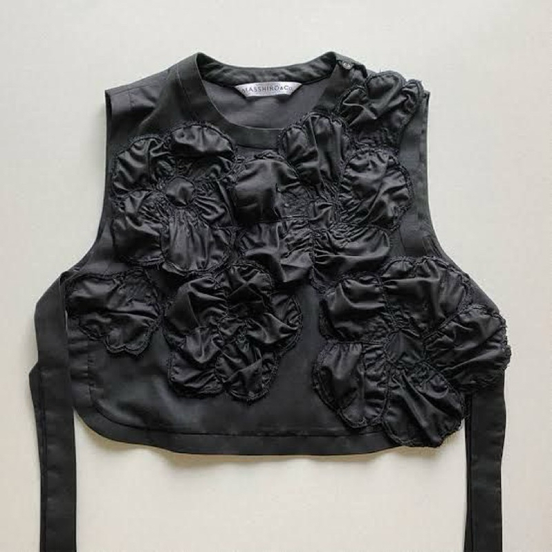 Masshiro ren bib black preloved