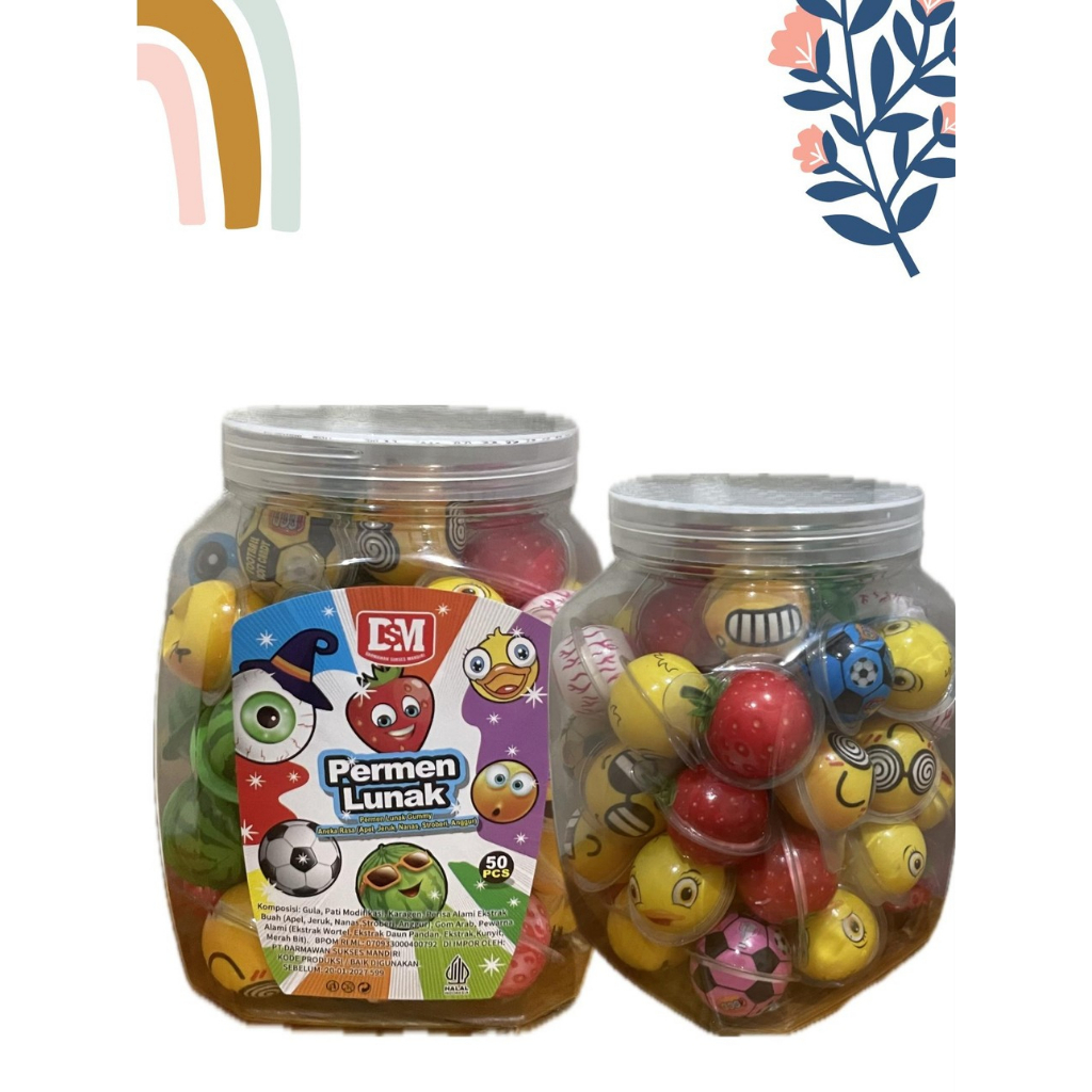

Permen Gummy Ball Aneka Rasa